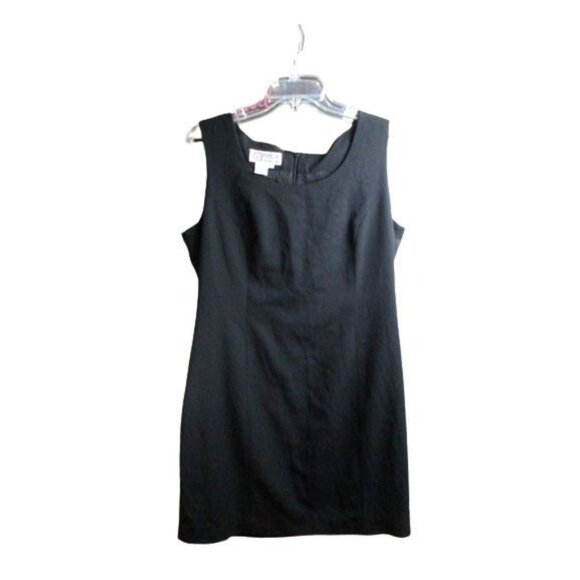 Atrium Collection Dress Womens 14 Large Back Zip Bodycon Sleeveless Tank Ladies - Picture 1 of 6